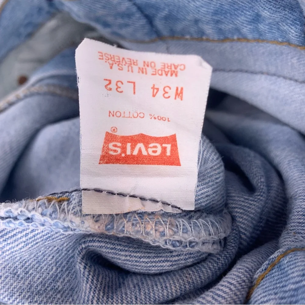 VINTAGE Levi’s 501XX USA Button Fly Jeans Size 34X32